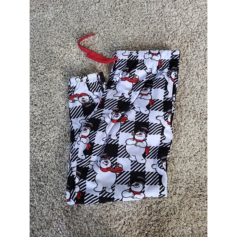 Frosty the Snowman Women's Pajama Pants Super Soft! sz M(8-10)